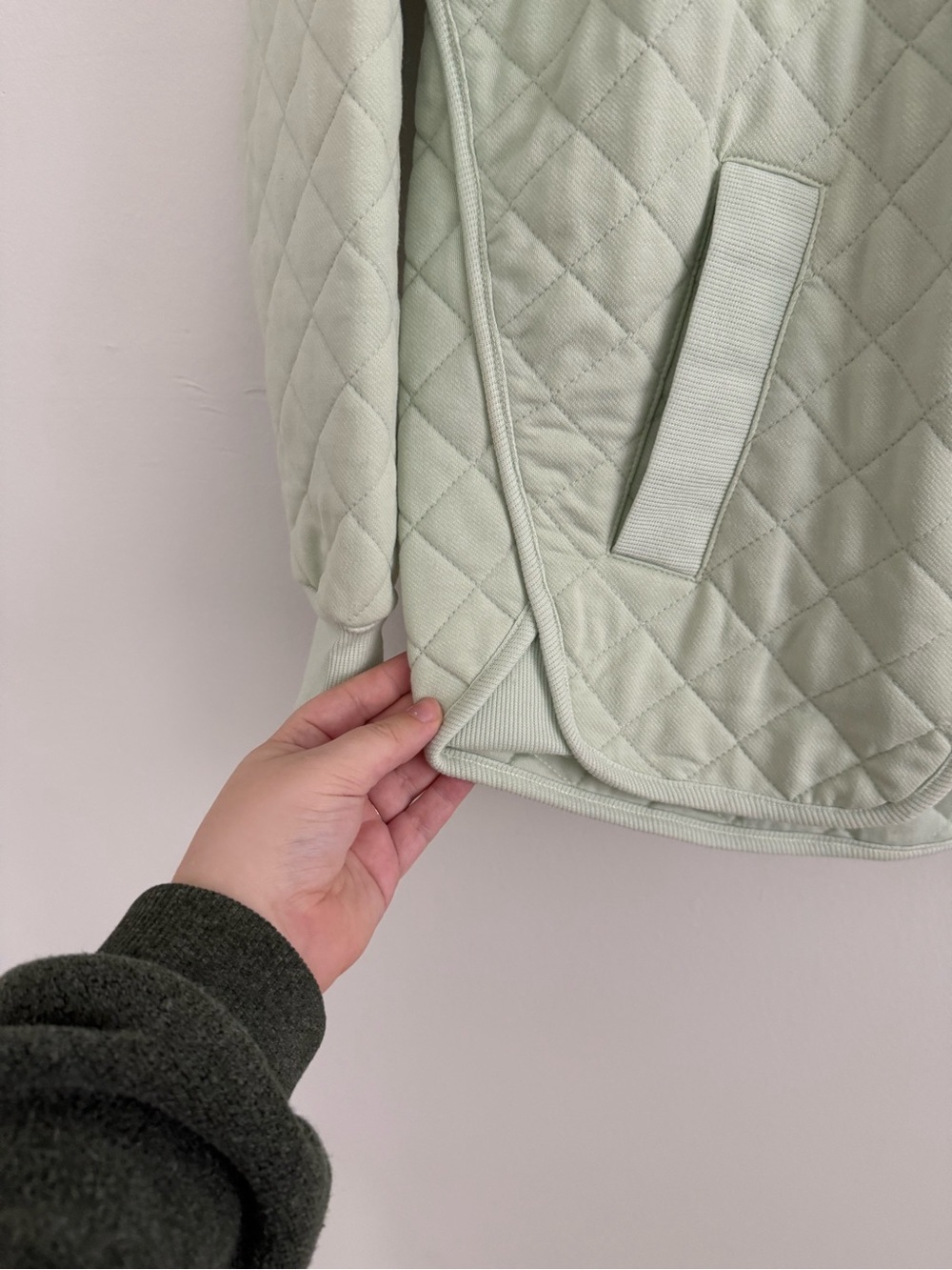 Avalanche Light Green Quilted Lightweight Jacket Zipup NWOT - Picture 6 of 7